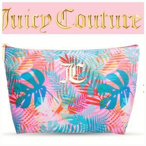 Juicy Couture Tropical Palm Monogram Cosmetic Pouch